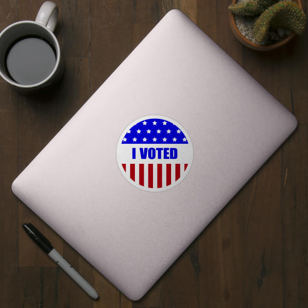 I Voted Sticker by themadesigns